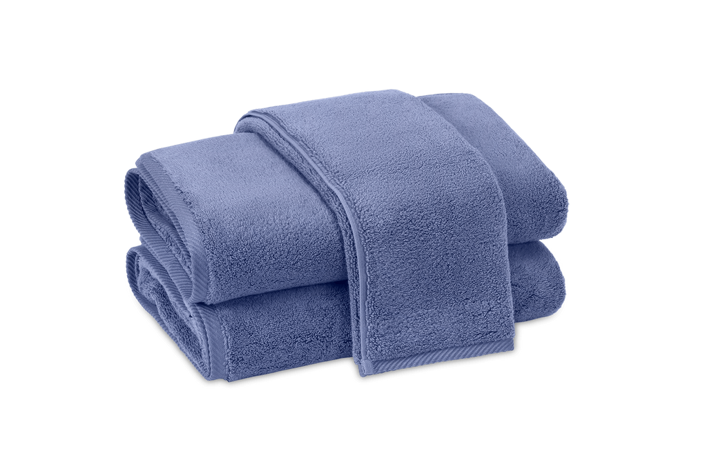 Matouk Milagro Towel in Periwinkle Blue