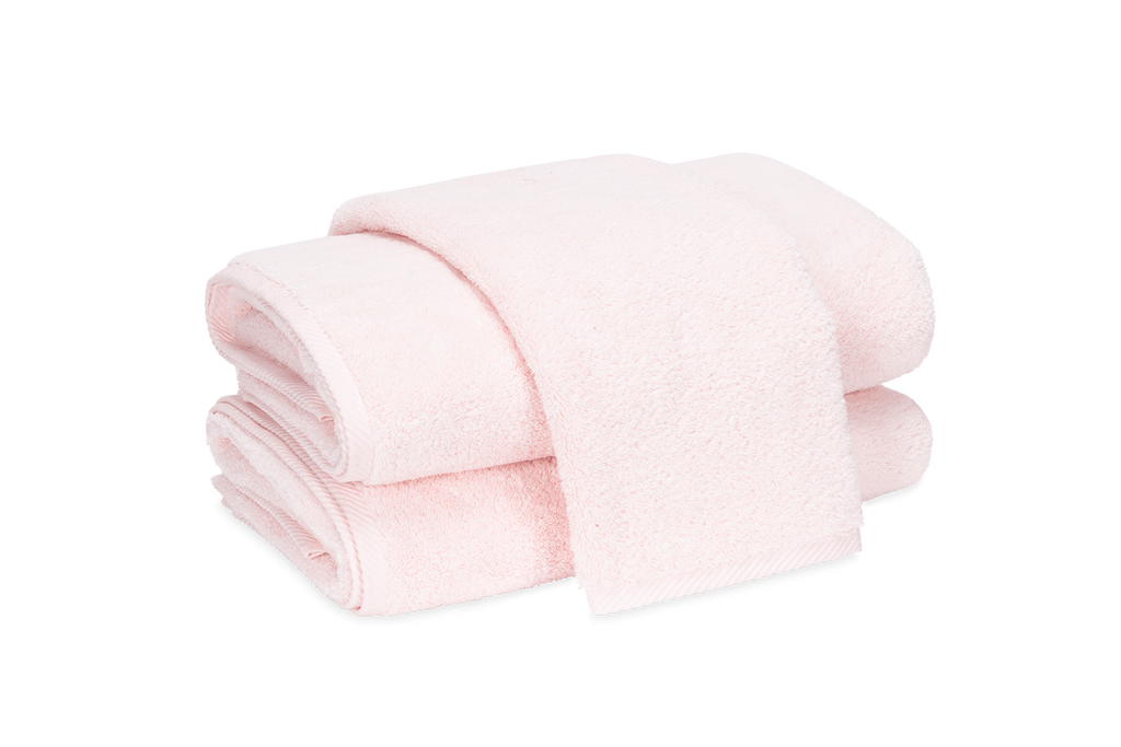 Matouk Milagro Towel in Petal Pink