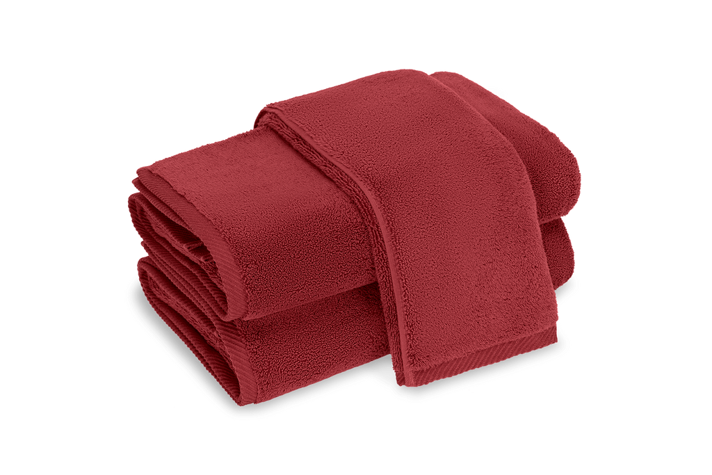 Matouk Milagro Towel in Scarlet Red