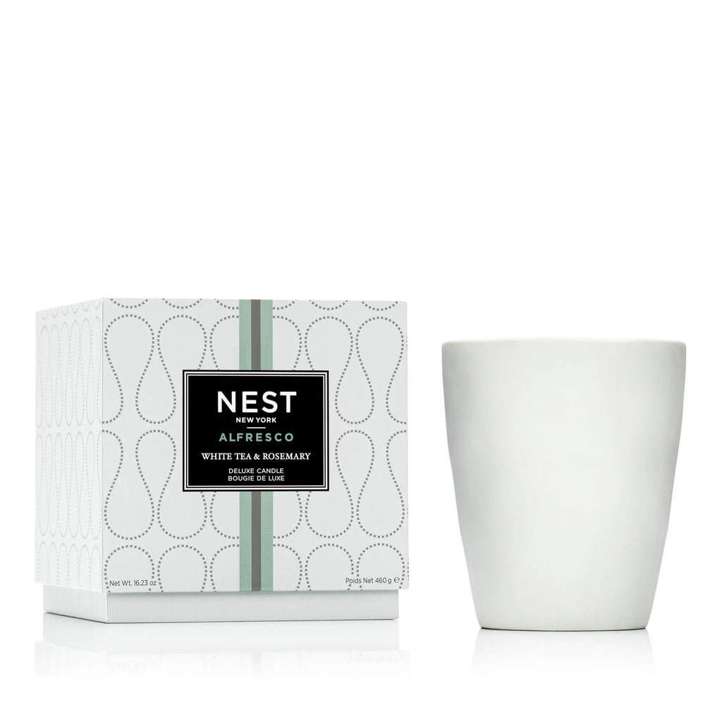 Nest New York White Tea & Rosemary Alfresco Deluxe Candle
