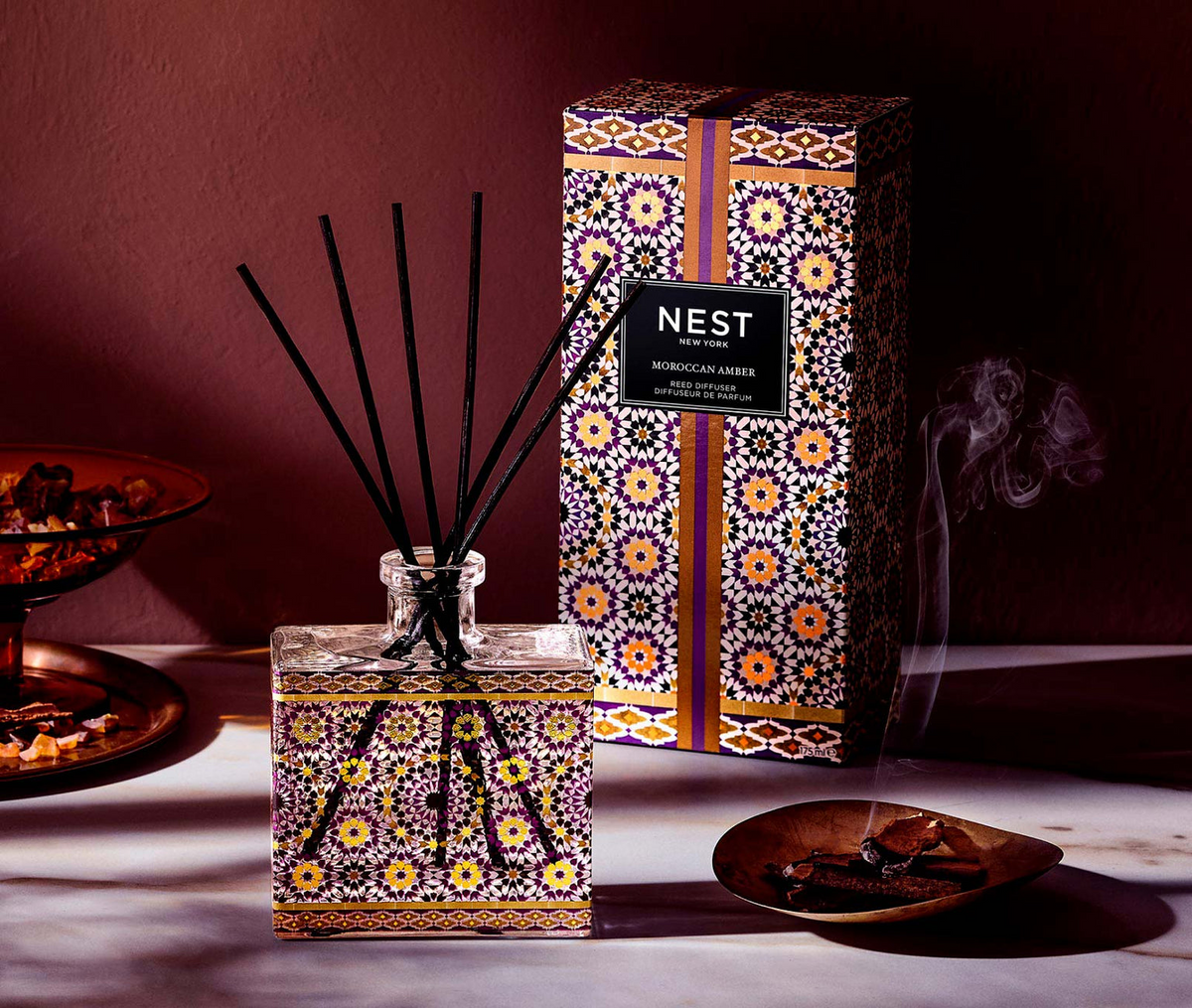Nest New York Moroccan Amber Specialty Reed Diffuser – The Picket Fence