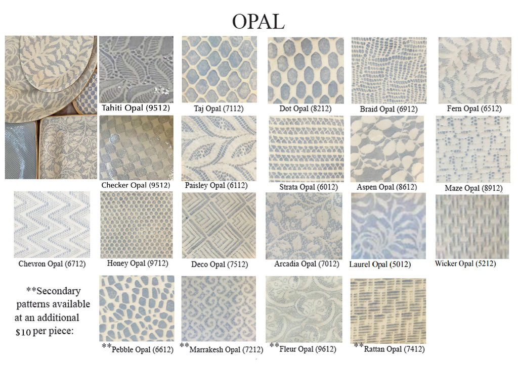 Terrafirma Ceramics Opal Pattern Chart