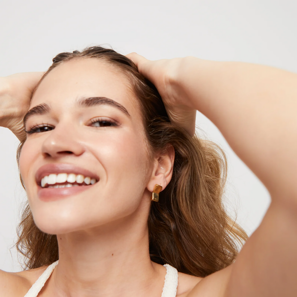 Uno de 50 Rectangular-Shaped Stud Earrings