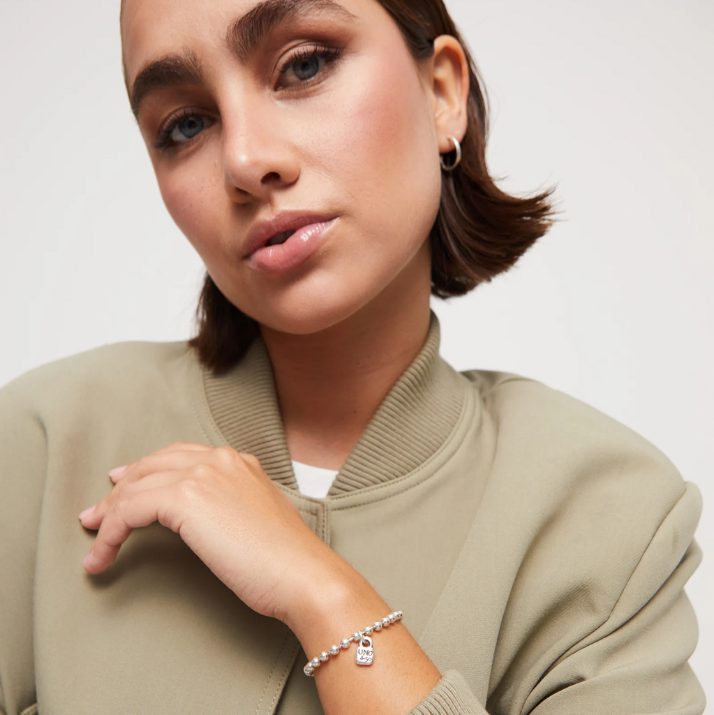 UNO de 50 Beaded charm bracelet