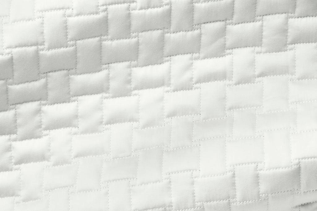 Sferra Fine Linens Sampietrini Coverlet + Shams White