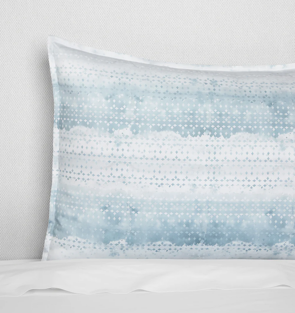 Sferra Brillante Printed Blue  Duvet Covers + Shams