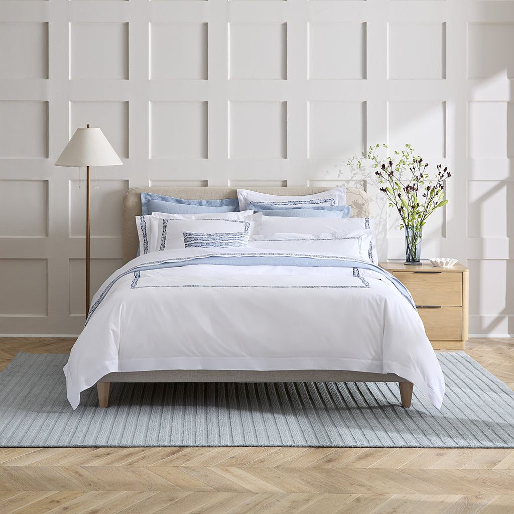 Cobblestones Sheets, Duvet Covers + Shams