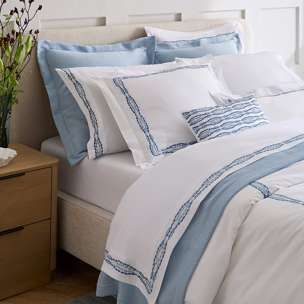 Cobblestones Sheets, Duvet Covers + Shams