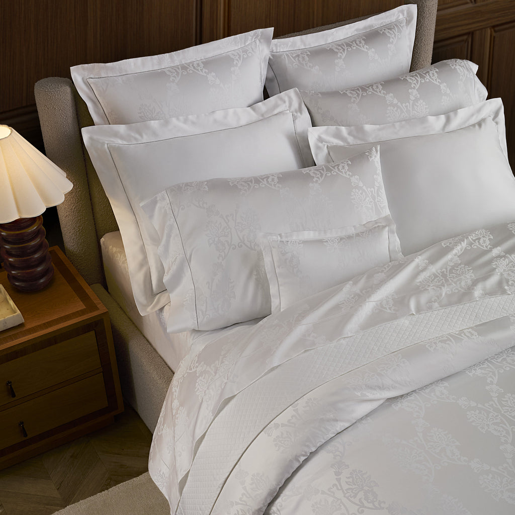 Sferra Giza 45 Lido Jacquard Sheets, Duvet Covers + Shams