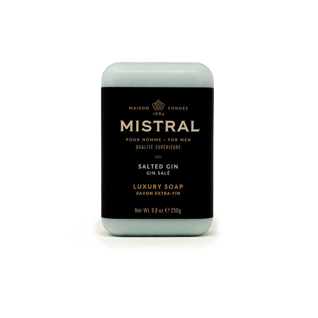 Mistral Salted Gin Men's French Triple Milled Soap