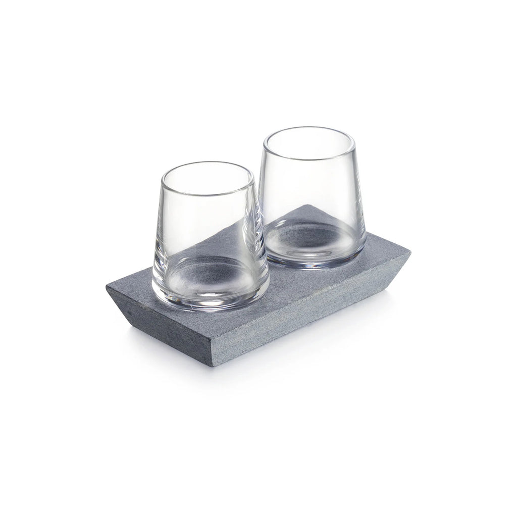 Simon Pearce Alpine Whiskey Glass Set of 2