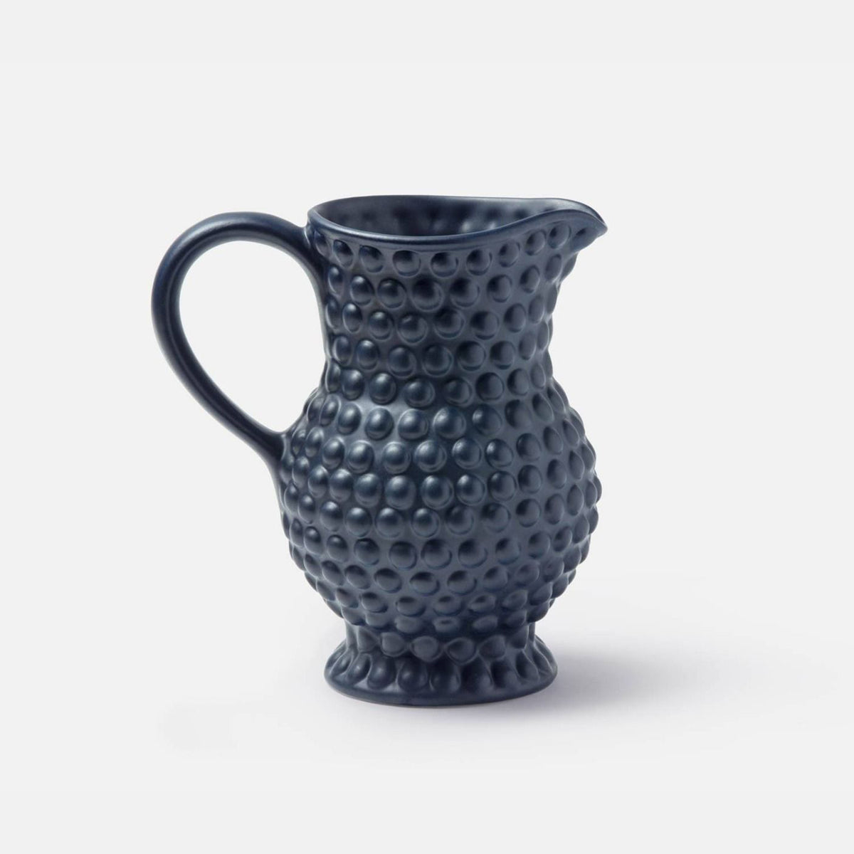 Blue Checkard Pitcher Blue Pheasant Remi Navy Blue Pitcher – The Picket Fence