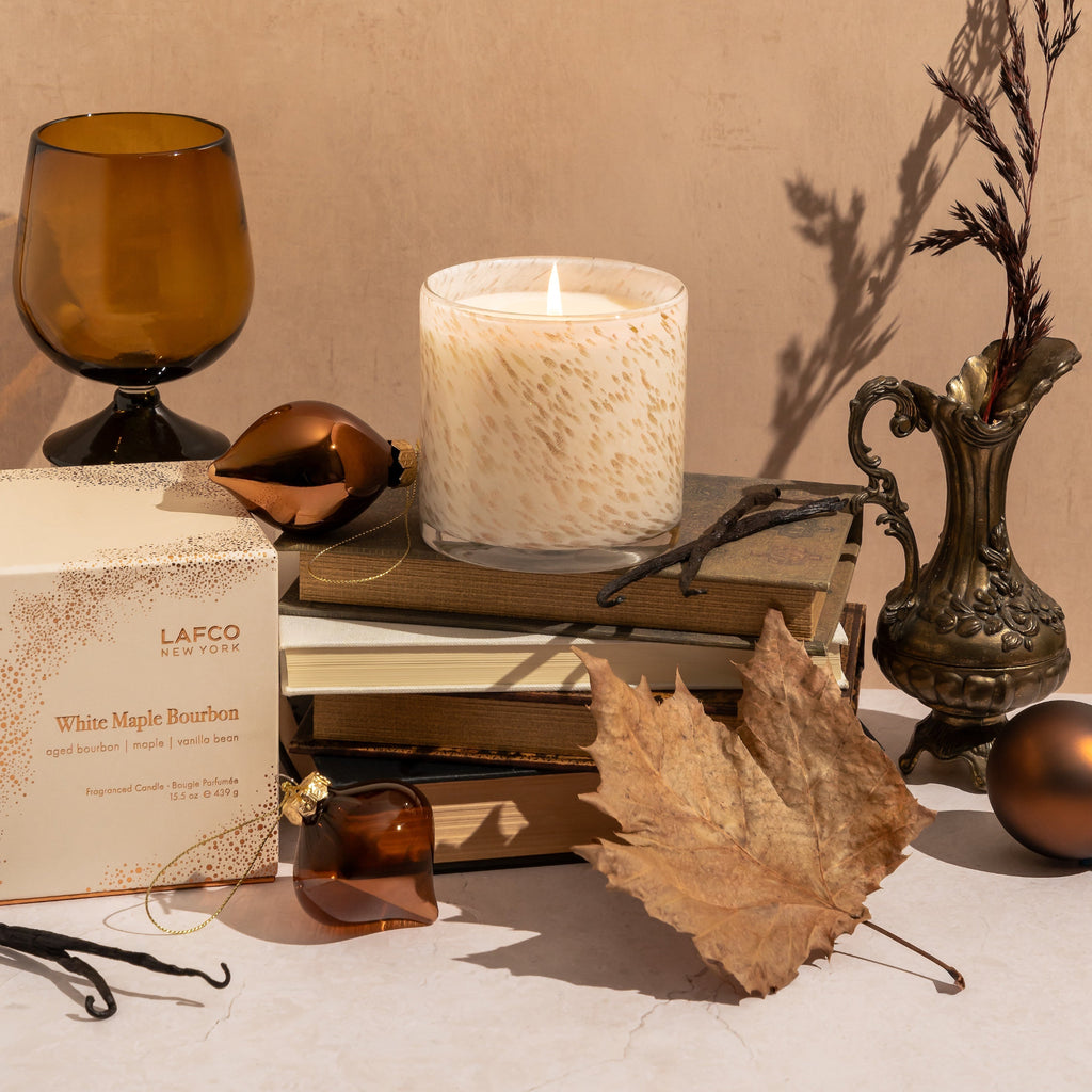 Lafco White Maple Bourbon Candle