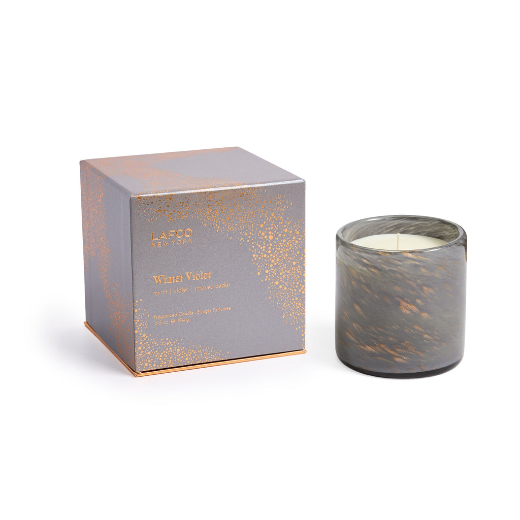 Lafco New York Winter Violet 6.5 ounce Candle