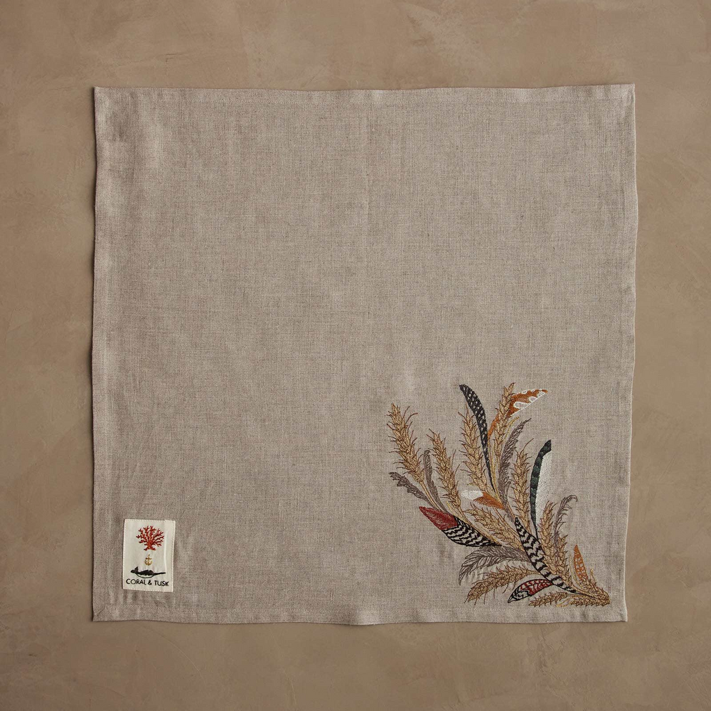 Coral & Tusk Wheat Harvest Dinner Napkin