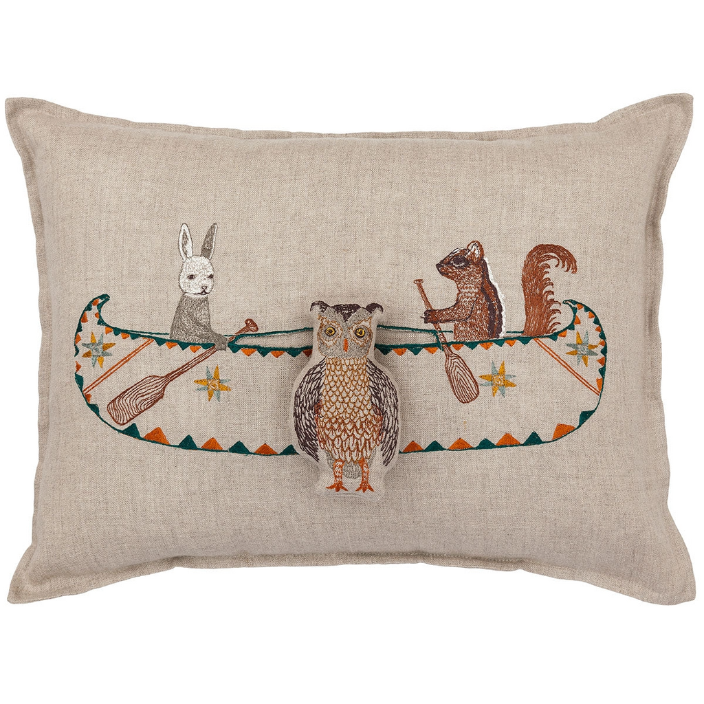Coral & Tusk Friends Canoe Pocket Pillow
