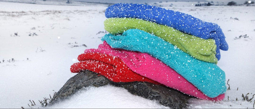 Abyss & Habidecor Super Pile Bath Towel Pile in Winter