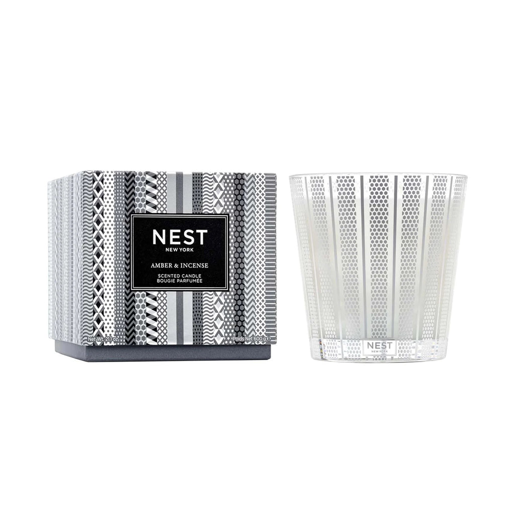 Nest New York Amber & Incense 3 Wick Candle