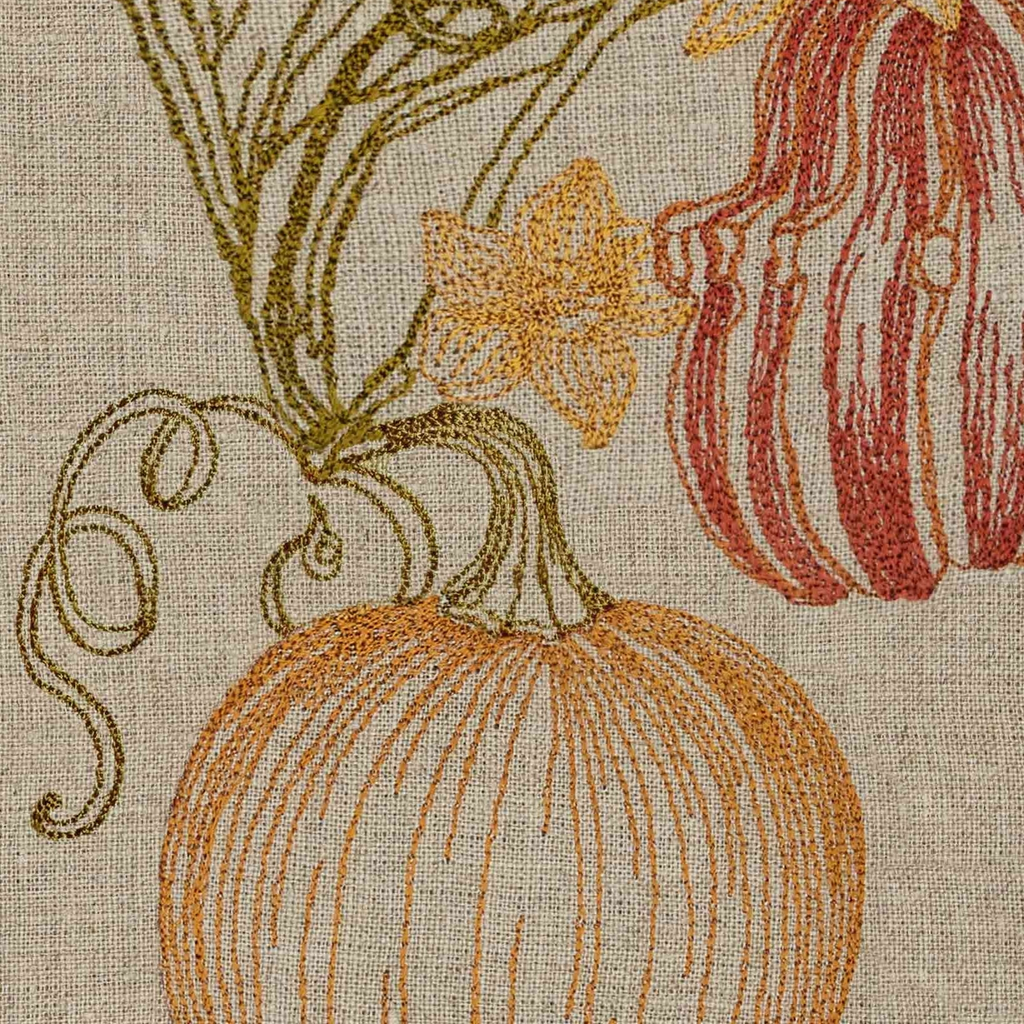Coral and Tusk Pumpkin Vine Tea Towel