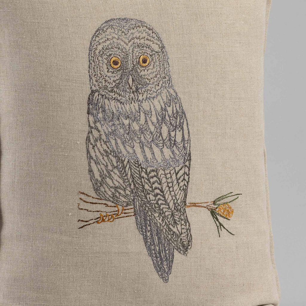 Coral & Tusk Great Grey Owl Decorative Pillow