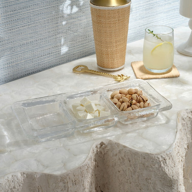 Livingston Clear Snack Tray