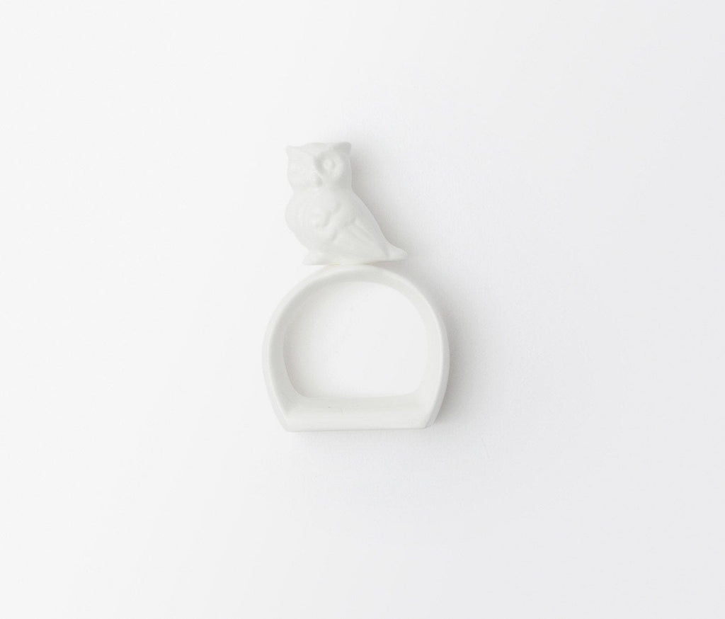 Natalie Owl Napkin Ring, Single