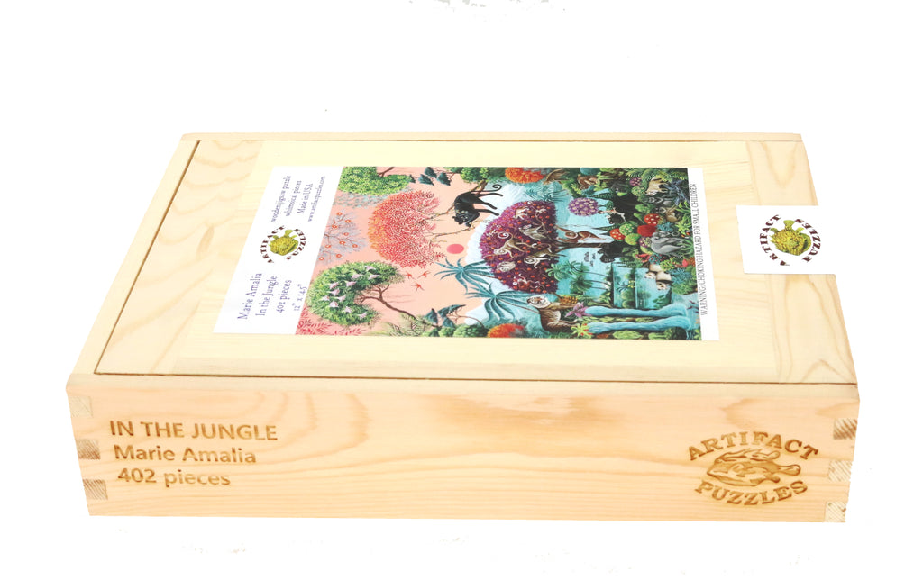Artifact Puzzles Marie Amalia In The Jungle Wooden Jigsaw Puzzle