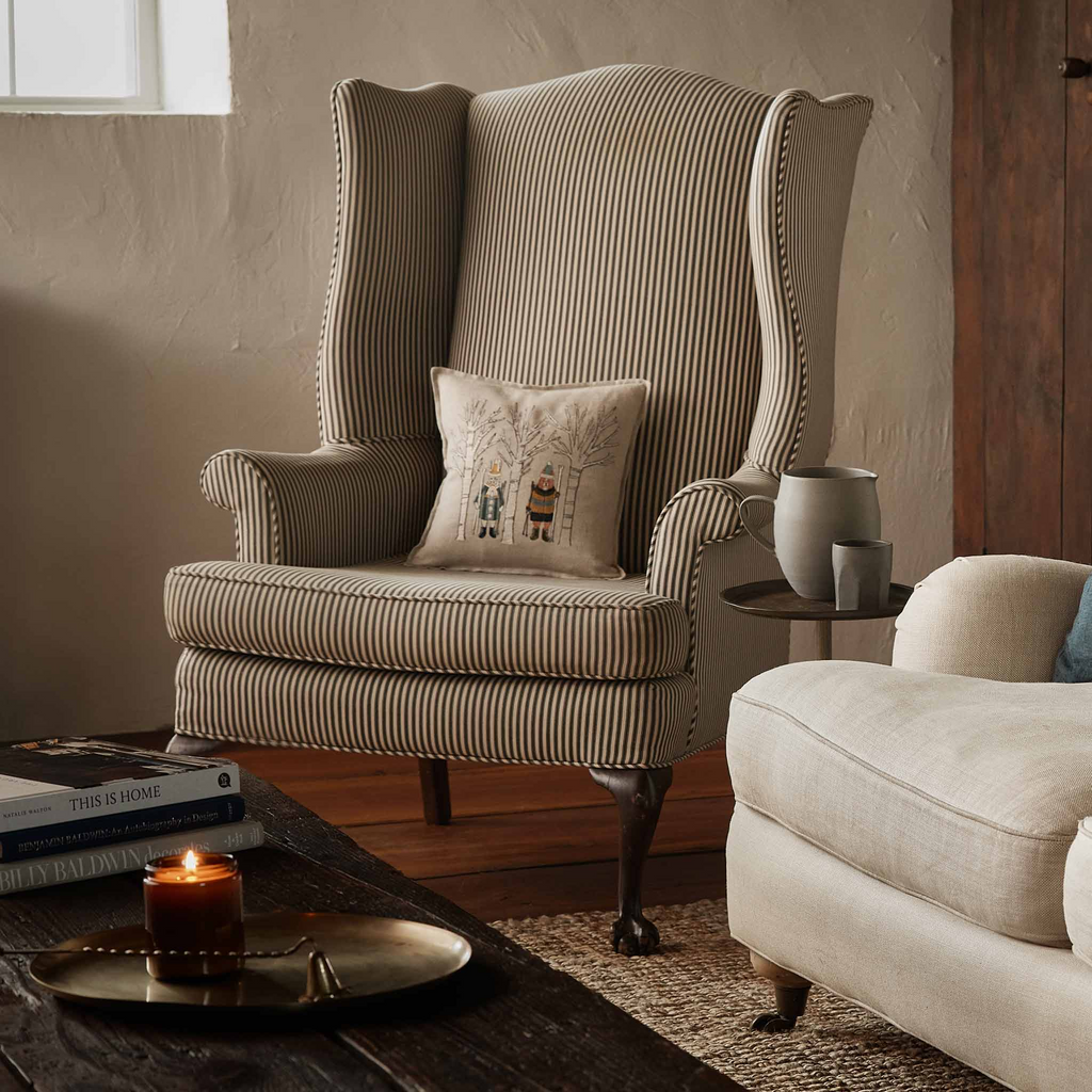 Coral and Tusk Aspen Skiers Pillow