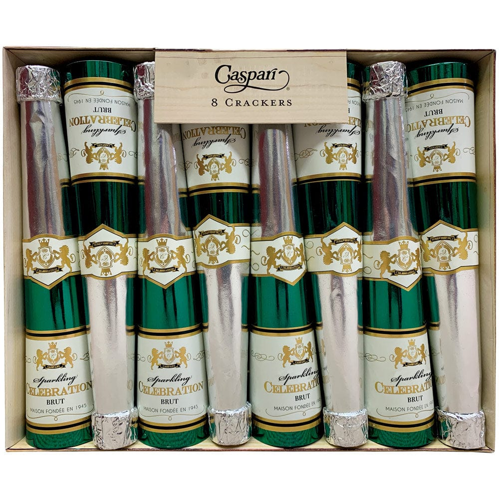 Caspari Sparkling Wine Bottle Cone Crackers