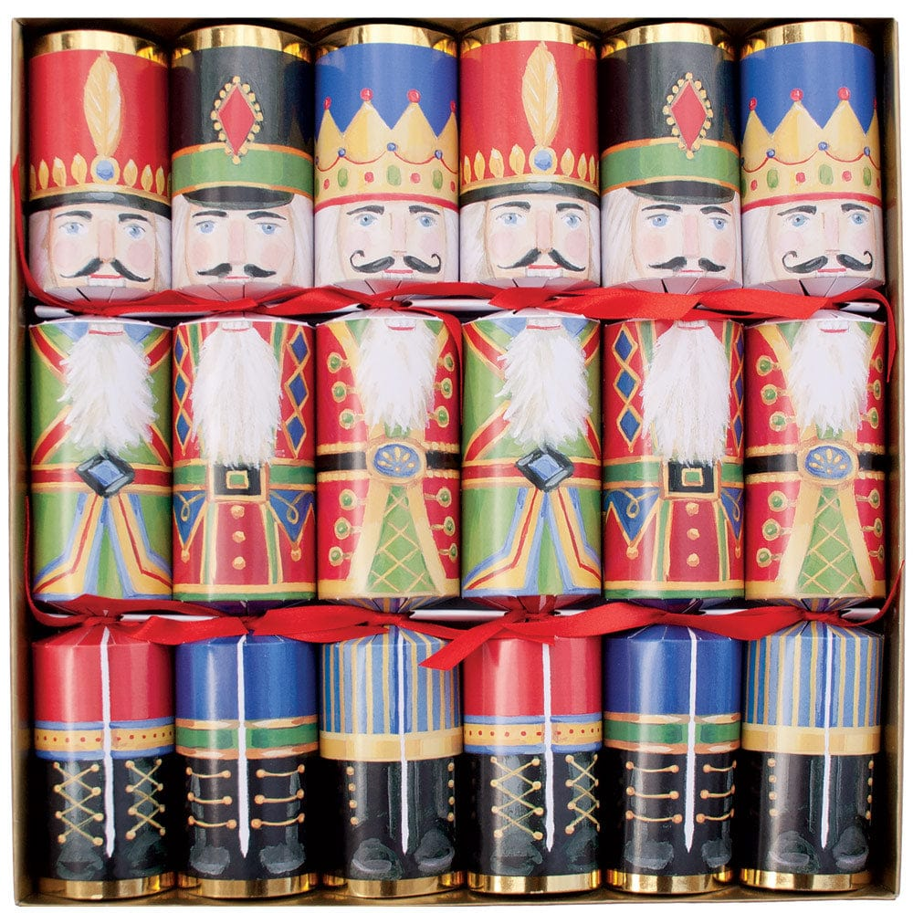 Caspari Nutcrackers Christmas Crackers