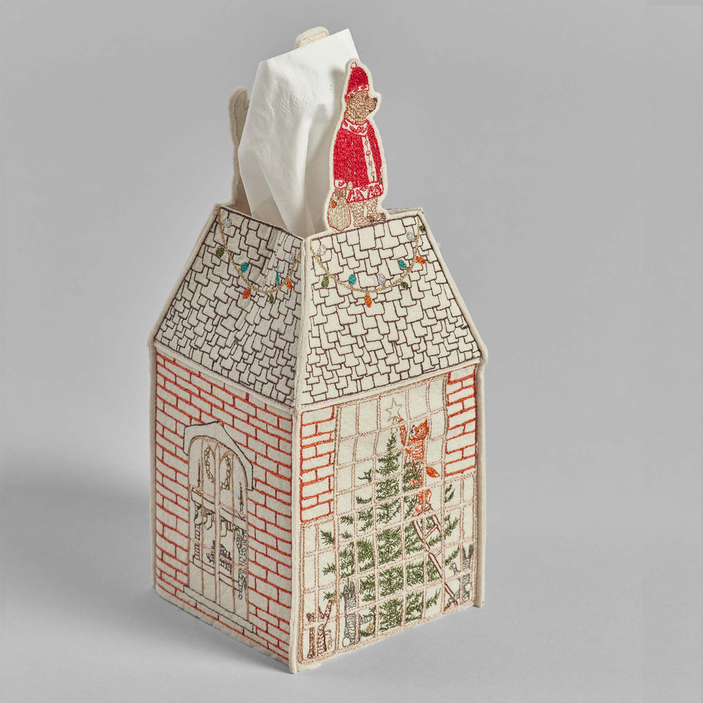Coral and Tusk Home for the Holidays Tissue Box Cover