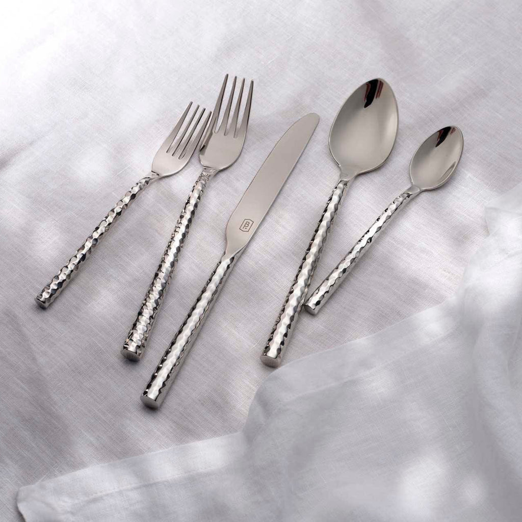 Annella Silver 5 Piece Flatware Set