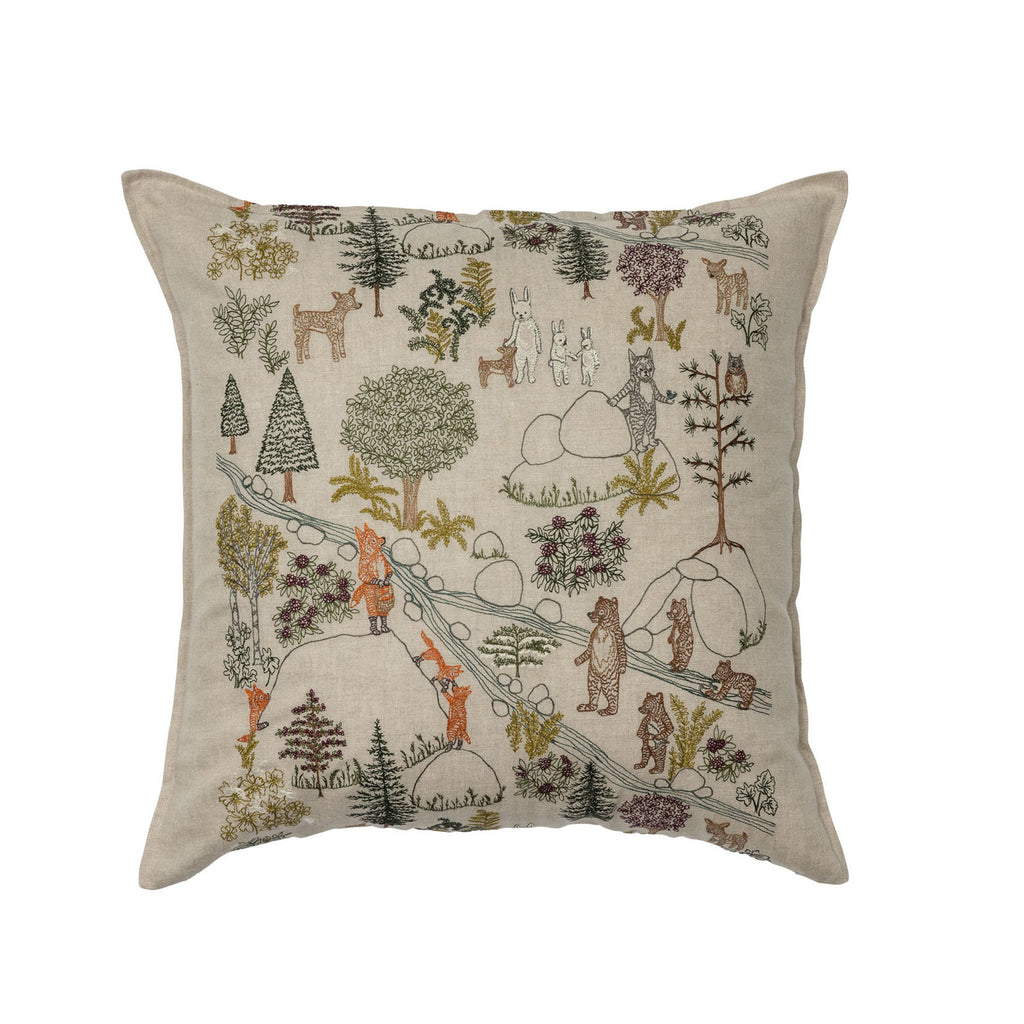 Coral and Tusk Forest Fun Pillow