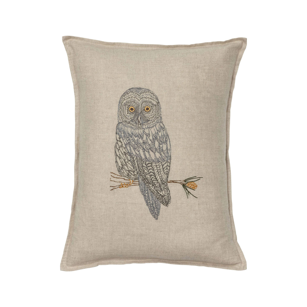 Coral & Tusk Great Grey Owl Decorative Pillow