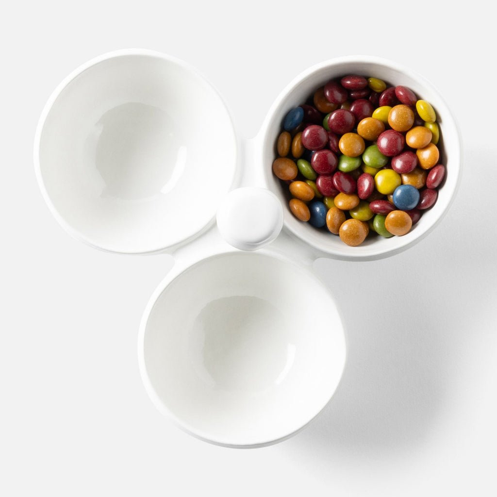 Ariana White Snack Bowl