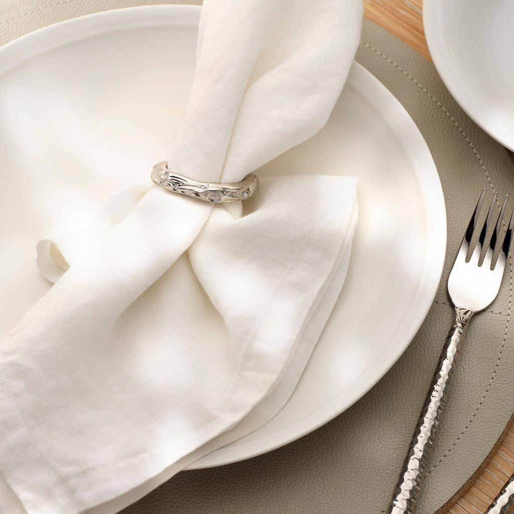 Arbor Polished Silver Napkin Ring