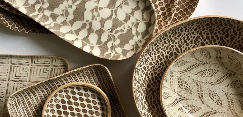 Unique and One of a Kind Dinnerware and Serving Dishes from Terrafirma Ceramics at The Picket Fence