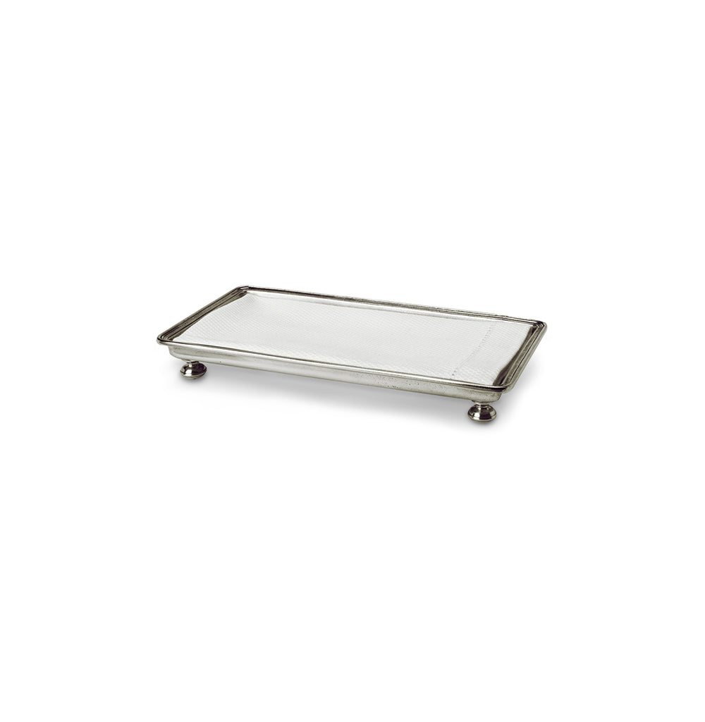 Classic Footed Guest Towel Tray