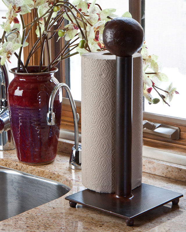 Jan Barboglio Wrought Iron Paper Towel Holder – The Picket Fence