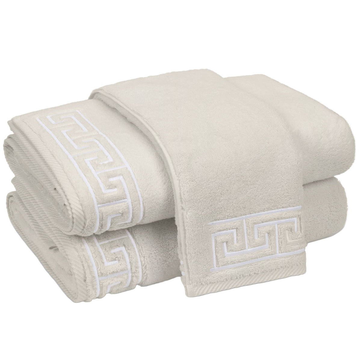 Matouk Adelphi Greek Key Embroidered Bath Towel -30x60 – The Picket Fence