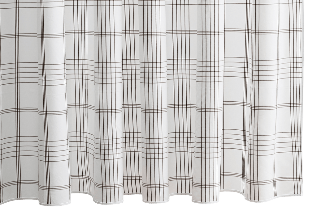 Matouk August Plaid Shower Curtain