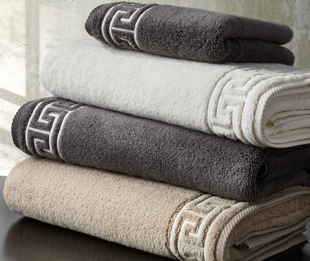 Matouk Adelphi Bath Towels + Tub Mats