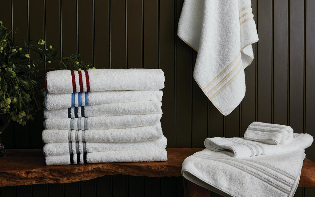 Matouk Newport Bath TowelNewport Stocked Bath Towels + Bath Mats