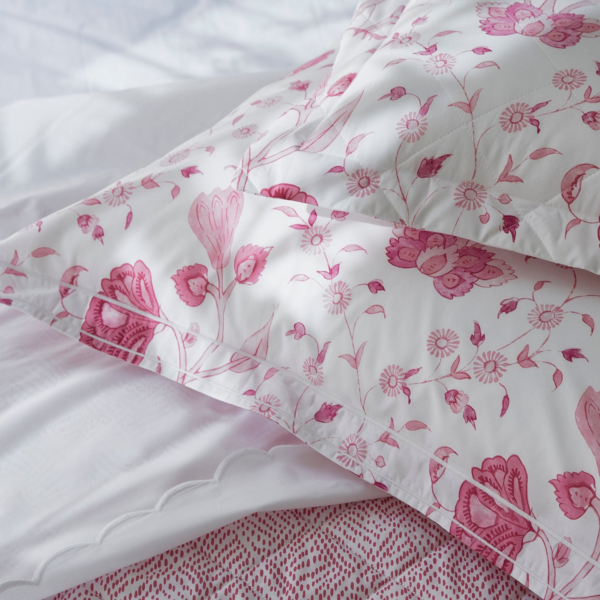 Matouk Schumacher Khilana Printed Block Floral Bedding Collection – The ...