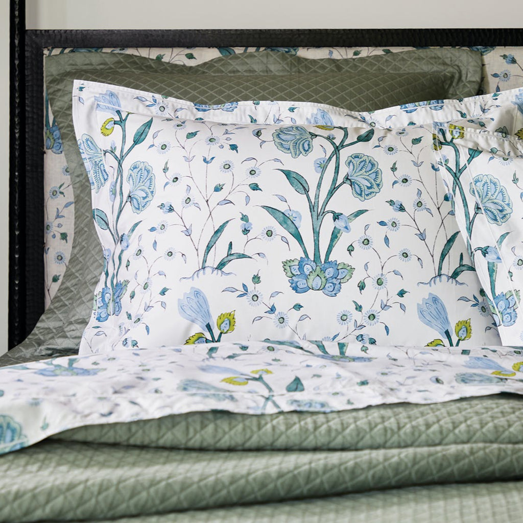 Matouk Schumacher Khilana Printed Block Floral Bedding Collection – The ...