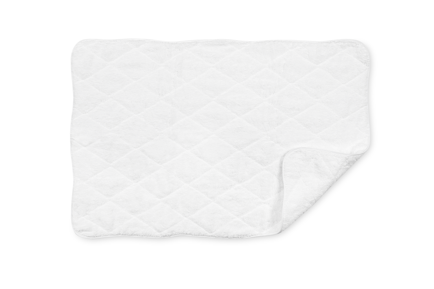Matouk Cairo Wave Bath Towels (White/White)