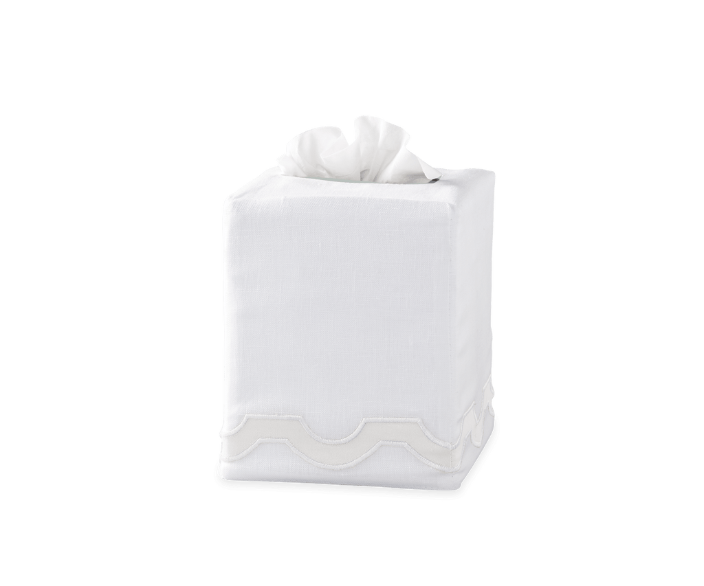 Matouk Mirasol Tissue Box Cover Bone