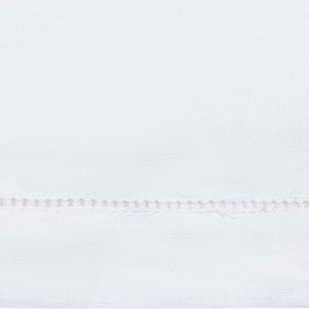 Roman Hemstitch Linen Sheets, Duvet Covers + Shams