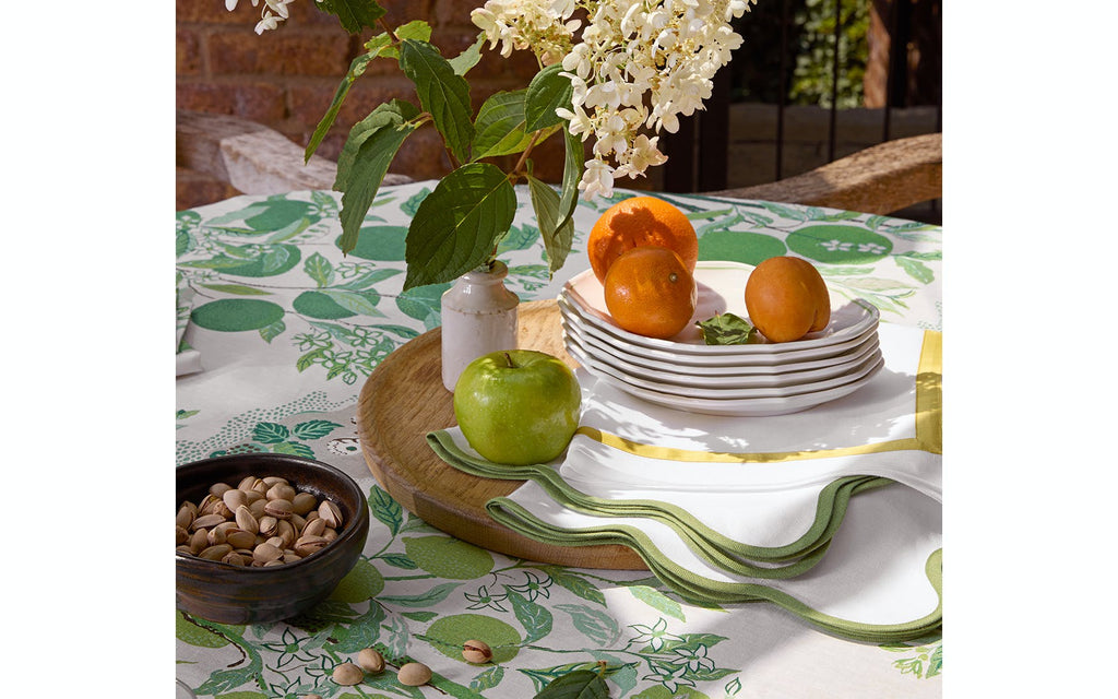 Matouk Schumacher Citrus Garden Table Linens