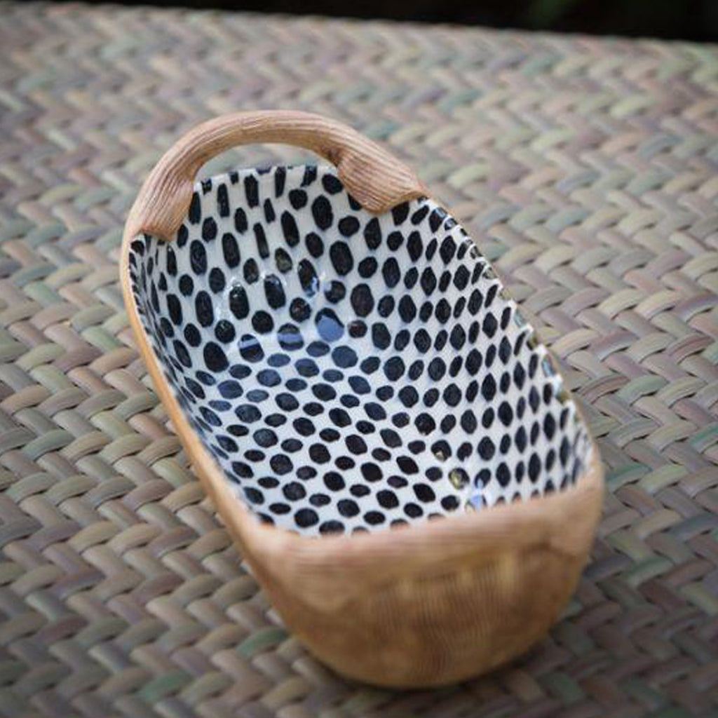 Terrafirma Ceramics Bread Basket with Handles